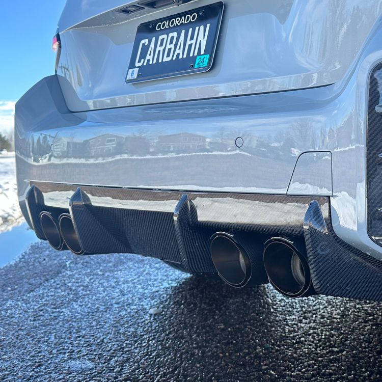 BMW G87 M2 Carbon Fiber Rear Diffuser