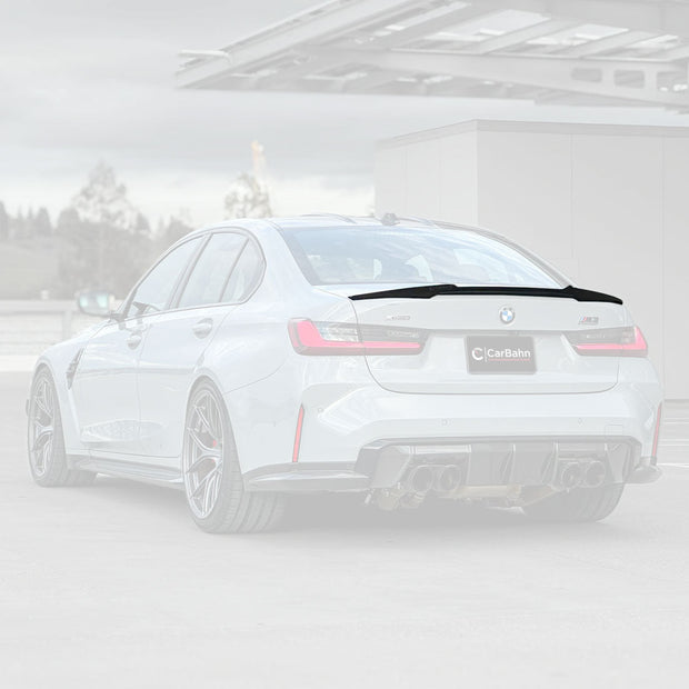 BMW G80 M3 & M340i Carbon Fiber Rear Spoiler