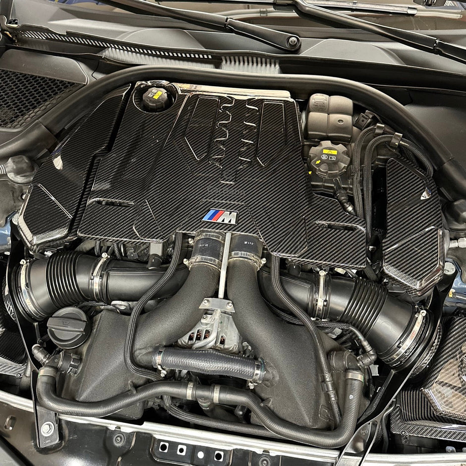 BMW F9X M5/M8 Carbon Fiber Engine Side Covers