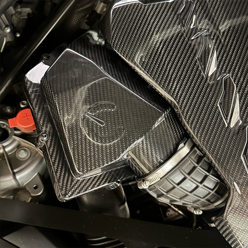 Carbon Fiber Cold Air Intake Lids | BMW F9X/G0X X5M/X6M/XM