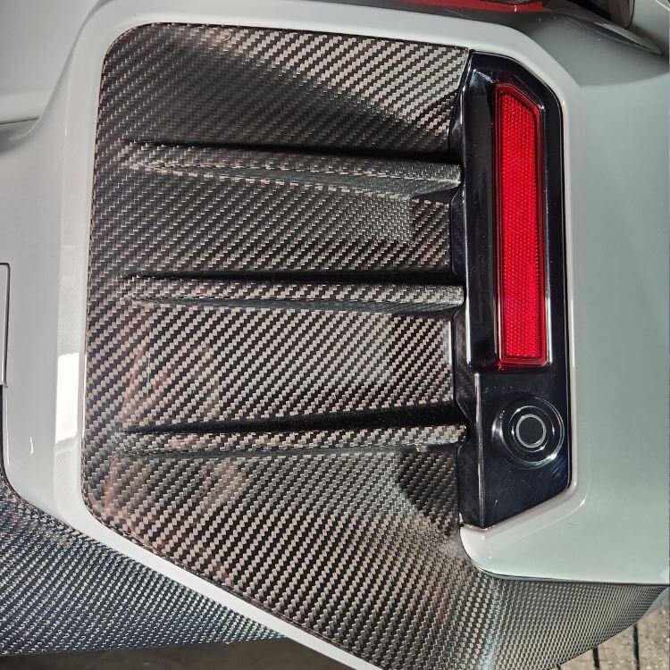 BMW G87 M2 Carbon Fiber Rear Bumper Vent Inserts (Set of 2)
