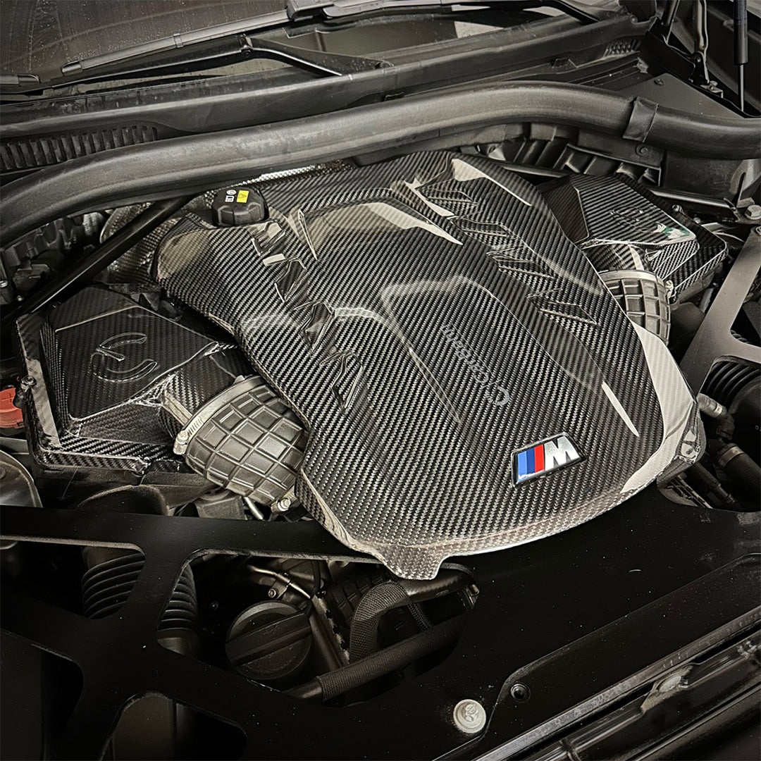 Carbon Fiber Cold Air Intake Lids | BMW F9X/G0X X5M/X6M/XM