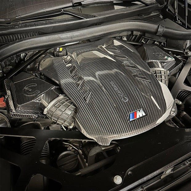 Carbon Fiber Cold Air Intake Lids | BMW F9X/G0X X5M/X6M/XM